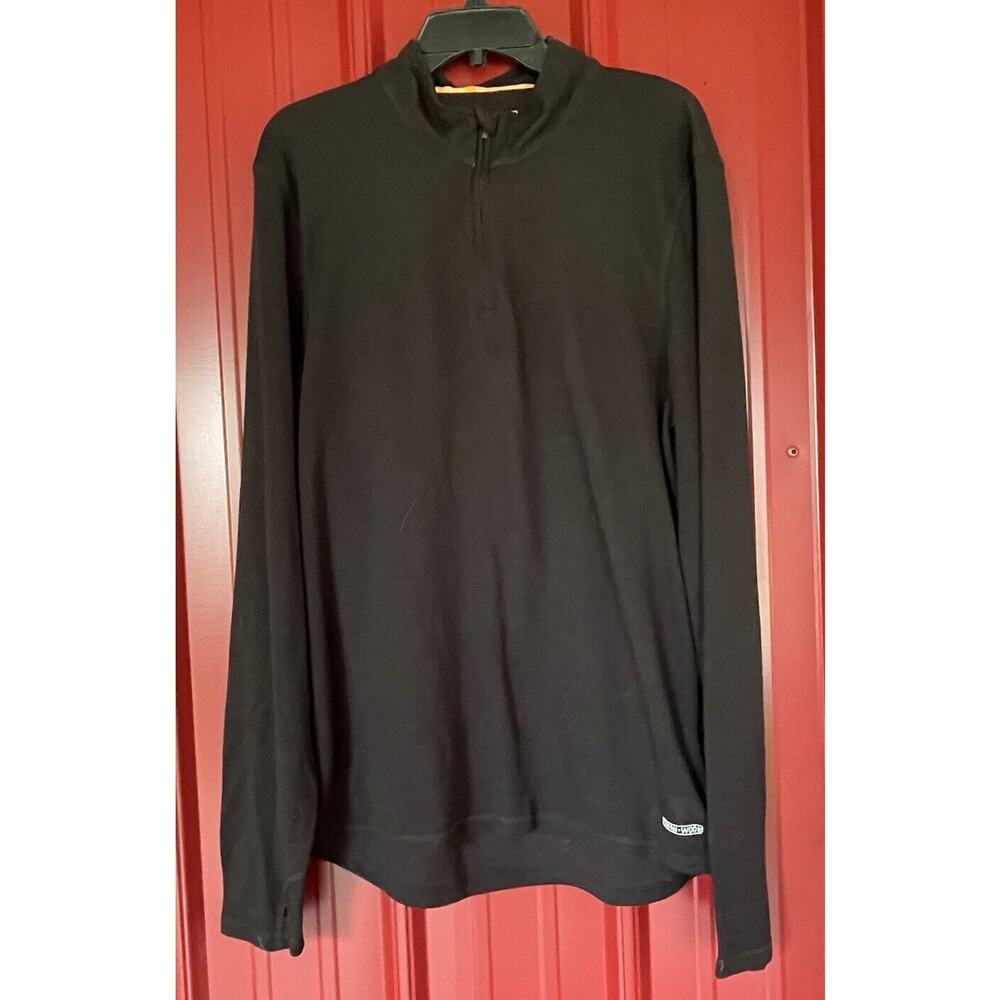Omni-Wool‎ Shirt 1/4 Zip Mock Neck Pullover Active Base Layer Mens XXL
